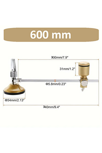 BGA dairesel cam menfez kesici elmas 600mm vantuzlu dairesel cam kesici