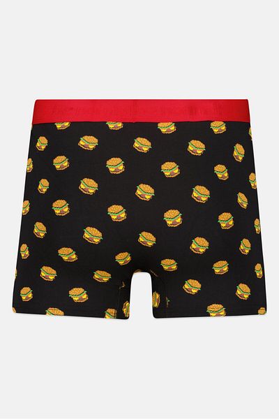 CELIO Men 1 Pack Allover Print Boxer Brief, Multicolor