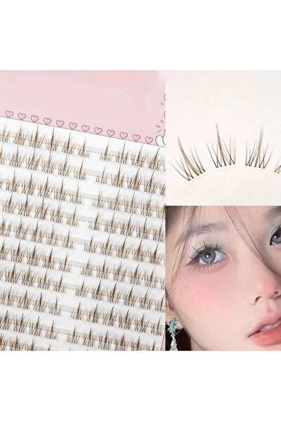 Choice8 C ZTYH1 رموش عباد الشمس البنية رموش صناعية طبيعية ناعمة ذات سعة كبيرة رموش أنمي