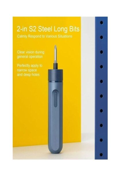 COOYA 3.6V Cordless Electric Screwdriver, 1500mAh, USB Rechargeable Battery, All in 1 Power Screwdriver