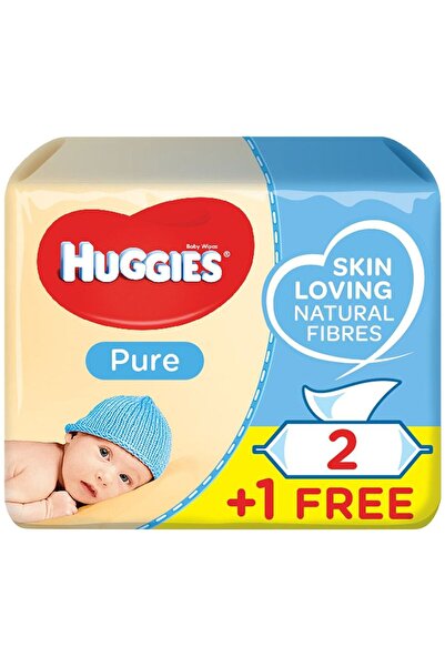 Huggies 2-Piece Baby Wipes And 1-Piece Free 56sx3 Pack 168 Wipes