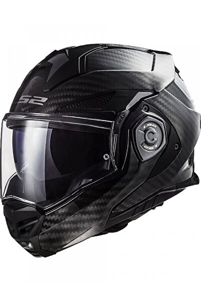 LS2 ADVANT X KARBON ÇENE AÇILIR KASK SİYAH