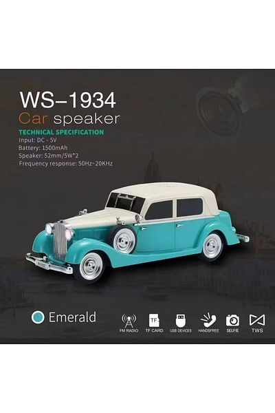 Generic Car Shaped Wireless Bluetooth Speaker