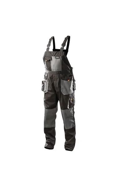 NEO Work trousers with bib, coveralls, model HD, size XL/56,