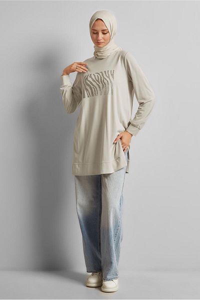 Alvina Printed Tracksuit Tunic 45693