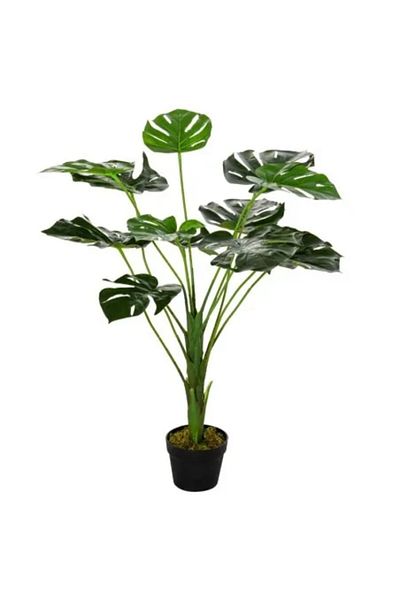 ART Artificial Plant, Monstera with Pot, Green, 85 cm