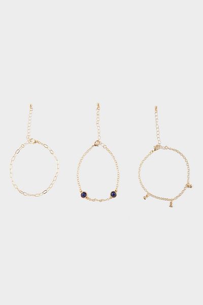 DeFacto Women's Triple Gold Bracelet F6613Axns