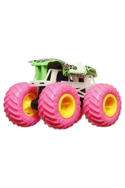 JollyMag HOT WHEELS MONSTER TRUCK GLOW IN THE TMAVĚ MASINUTA TWIN MILL SCARA 1:64