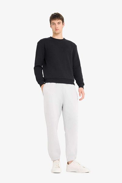 DeFacto Regular Fit Waist Lace up Zipper Pocket Elasticated Leg Sweatpants Y5511Az25Au