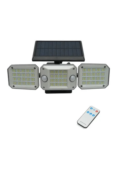 Breckner Germany Solar Wall Lamp, External Panel, 2000 mAh, 3 Modes, IP 65, Breckner Germany