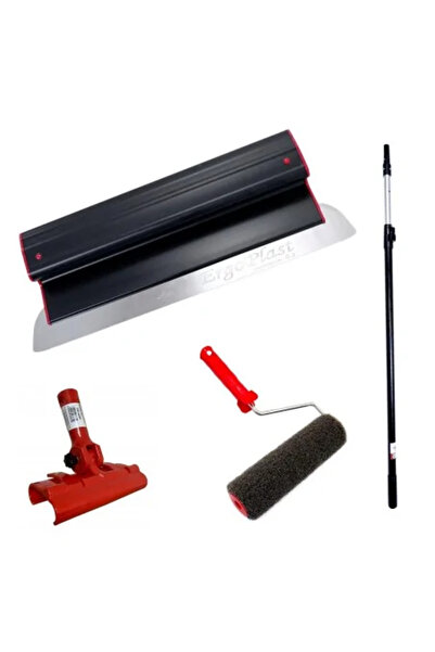 olejnik Set gletiera profesionala, inox, 40 cm x 0.3 mm, suport, maner prelun...