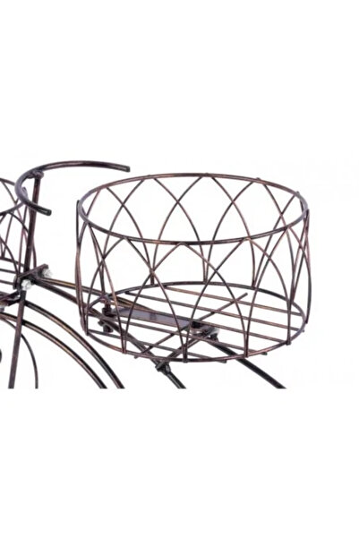 Strend Pro Kovová podpěra pro květináče, Strend Pro, model kola, 3 držáky, 60 x 21 x 42 cm