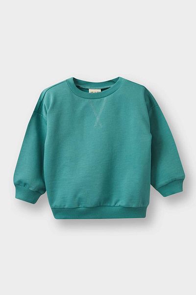 DeFacto Baby Boy Crew Neck Soft Furry Sweatshirt A7433A525Wn