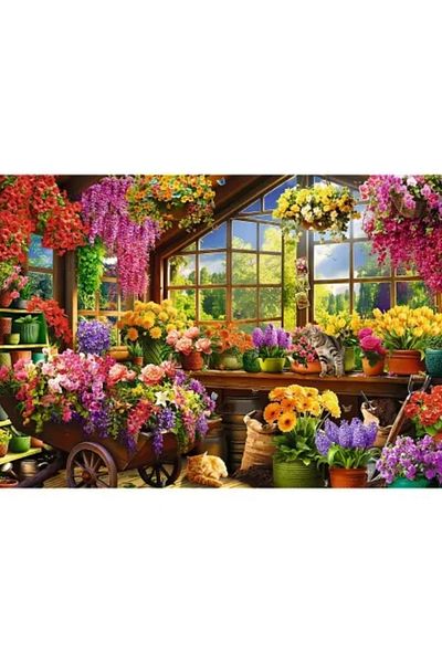 Trefl Puzzle 1000 Premium Plus Tea Time Preparing for Spring