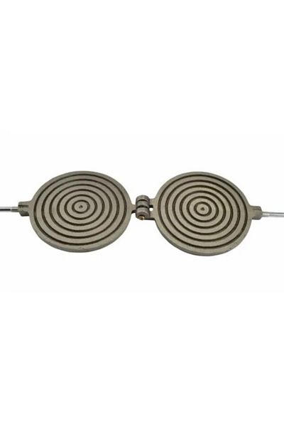 Perfect Home Waffle/Iron Grill, Cast Iron, with Handle, 13 cm, Perfect Home