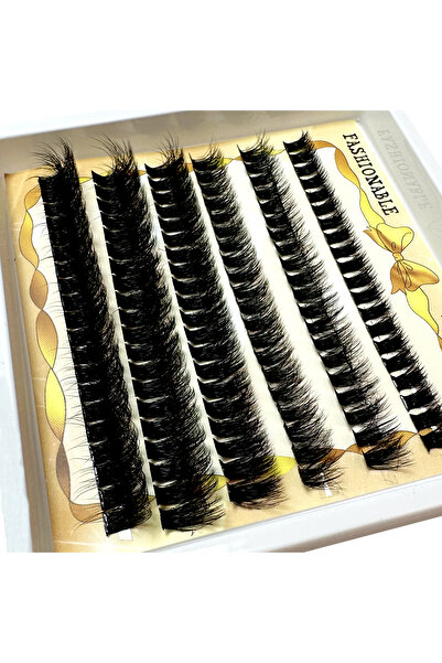 Choice6 مزيج 0.07 مم D HDJ6Rows100D 300/120 قطعة رموش 5D رقيقة عنقودية 30D-100D رموش طبيعية سميكة عنقودية