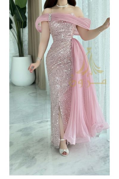 MEZON FASHION Sequined Evening Dress