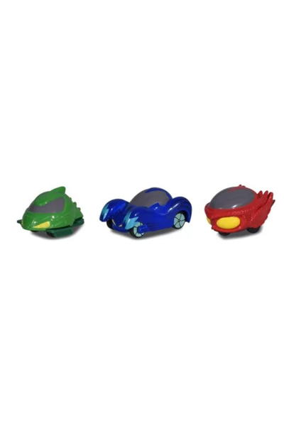 JollyMag PJ Masks Micro Racer Team - Sada 3 miniaturních vozidel