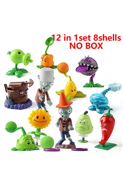 choice2 686-7 NO BOX Plants vs Zombies 2 Playset Cactus Peashooter Coconut Cannon Genuine Game scene Figure