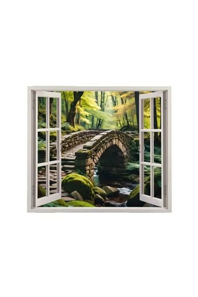 Avex Printed colored foil for wall decoration, size 125 x 110 cm, model: VIEW TO HAVEN 31