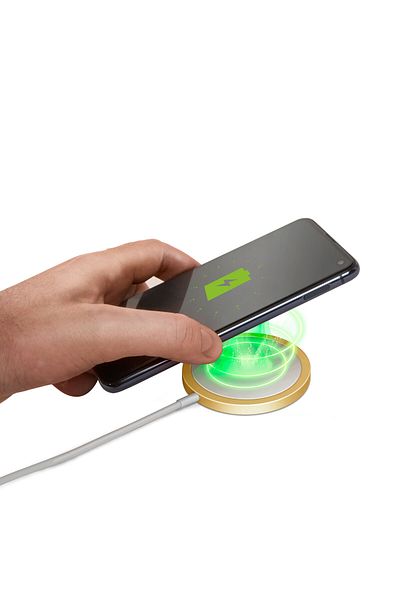 Mercaton Delight – Magnetic Wireless Charging Pad – Type C – Gold