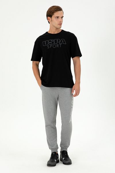 U.S. Polo Assn. Men's Grey Sweatpants With USPA Logo