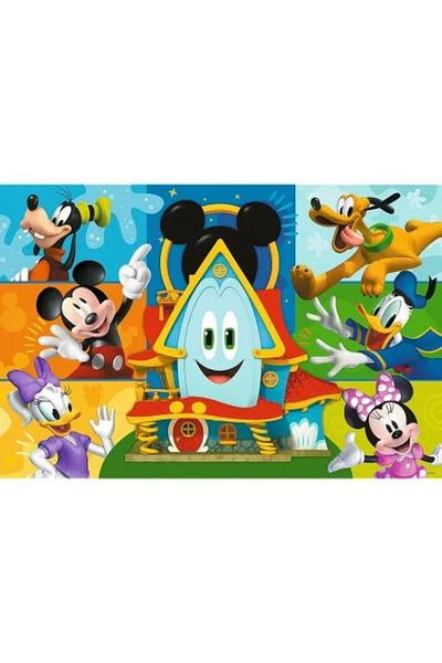 Trefl PUZZLE 24 MAXI MICKEY MOUSE CASA PRIETENILOR AMUZANTI