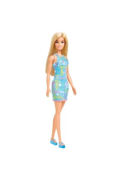 JollyMag Barbie Doll Blonde with Blue Dress