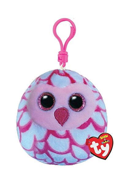 TY PLUS BRELOC 8.5 CM SQUISHY BEANIES BUFNITA PINKY ROZ