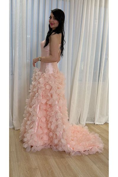 MEZON FASHION Baby pink rose dress
