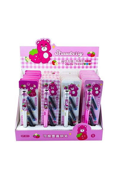 OEM Fountain Pen + 3 Refills/Blister, Strawberry