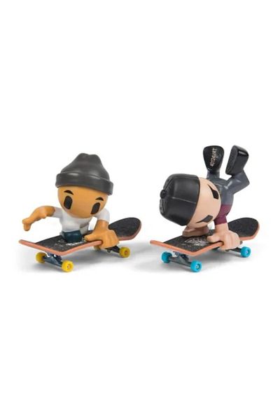 Tech Deck SK 8 CREW PACKAGE 2 SETS BOARD AND FIGURE 9.6 CM BLACK CAP AND BLACK HELMET