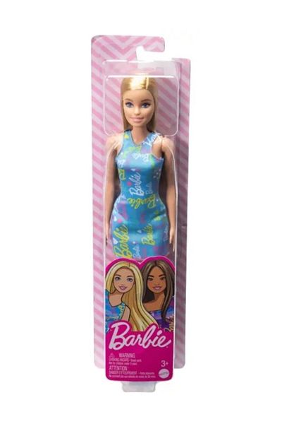 JollyMag Barbie Doll Blonde with Blue Dress