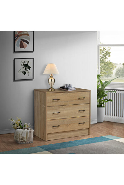 Home Box خزانة ملابس أواسيس بثلاثة أدراج بدون مرآة