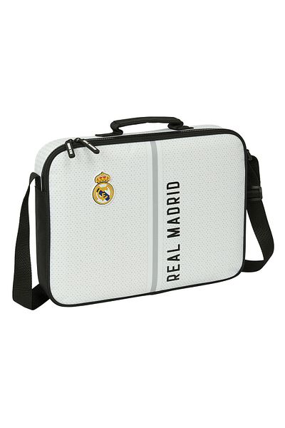 Real Madrid C.F. School Satchel Real Madrid C.F. White Grey 38 x 28 x 6 cm