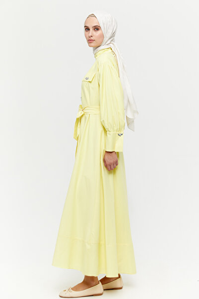 Setrms Taş Detaylı Pamuk Elbise