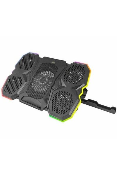 ESPERANZA Cooler laptop Breva, RGB lighting, phone stand, 5W (Black)