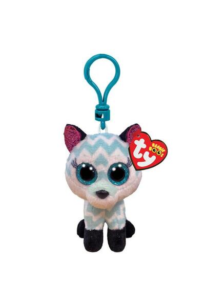 TY Breloc de pluș Vulpe, 8,5 cm (Multicolor)