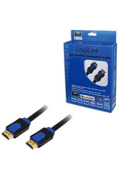 LogiLink Cablu CHB 1101, HDMI - HDMI, 1 m (Negru)