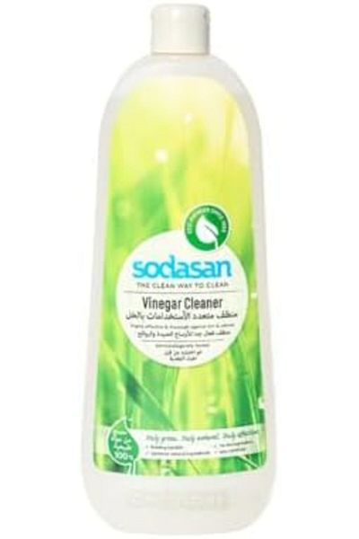Sodasan 100% Natural Vinegar Cleaner 1L – Organic Multi-Surface Cleaning Spray for Bathroom & Kitc