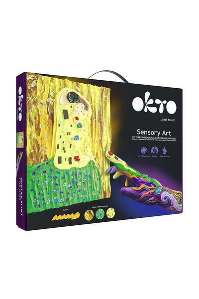 Okto Clay Factory Set creativ Sensory Art Kiss, 30 x 40 cm