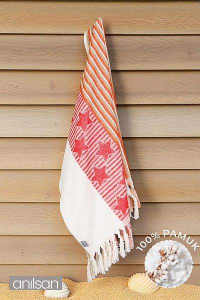 Anılsan Boho Beach Towel 100% Cotton 70X140