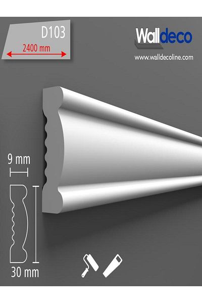 Q HOME DESİGN Brau duropolimer D-103 2400x30x9 mm