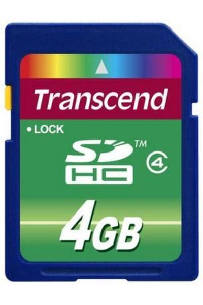 Transcend Card de memorie TS4GSDHC4, SDHC, 4GB, Clasa 4