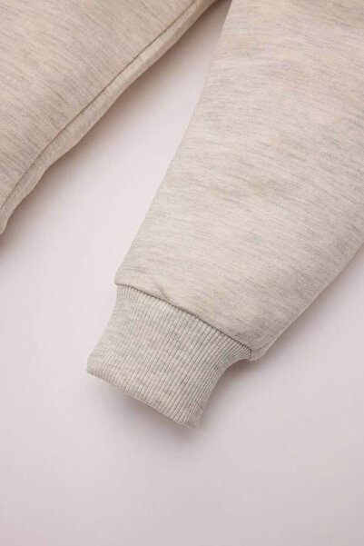 DeFacto Basic Gray Baby Girl Sweatpants with Elastic Waist D0829A5/Gr398