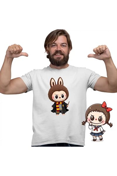OEM Men's T-shirt Labubu Harry Potter