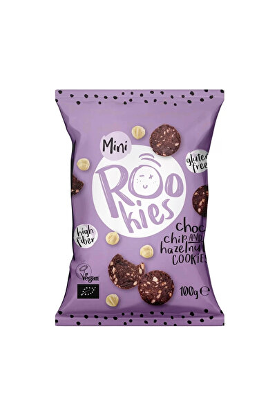 JollyMag ROOKIES - Mini sušenky s čokoládou a lískovými oříšky Bio 100g