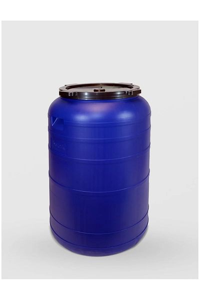 sterk Bidon 250 litri cu capac prin infiletare, Sterk, Plastic Albastru