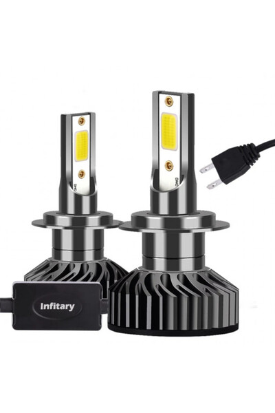 Led Light Alex Set 2 becuri LED, 9V-30V, F2 COB, H1, ventilator subțire 100W,...