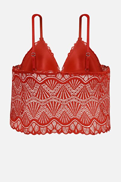 Wonna Kyle Lace Bra Panty Set - No Padding, No Underwire - 2443 - Red